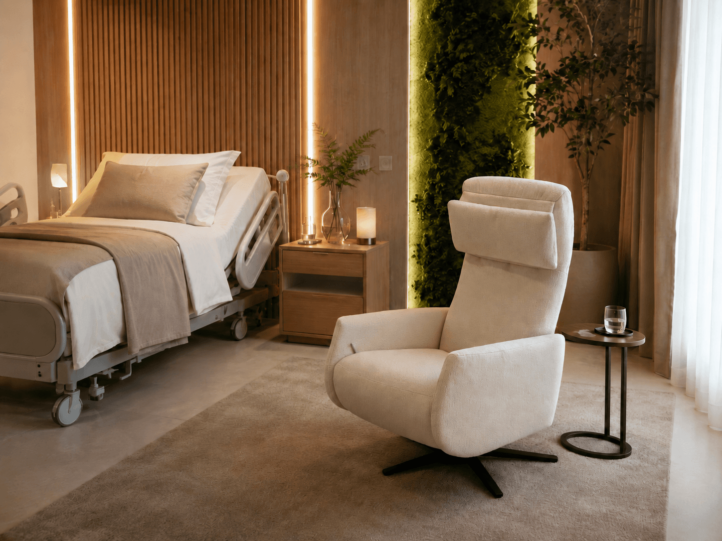 Patientenzimmer Pflegezentrum